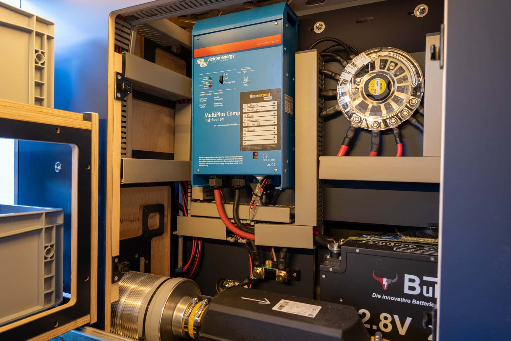 Electrical installation in the Sprinter L3H2 conversion