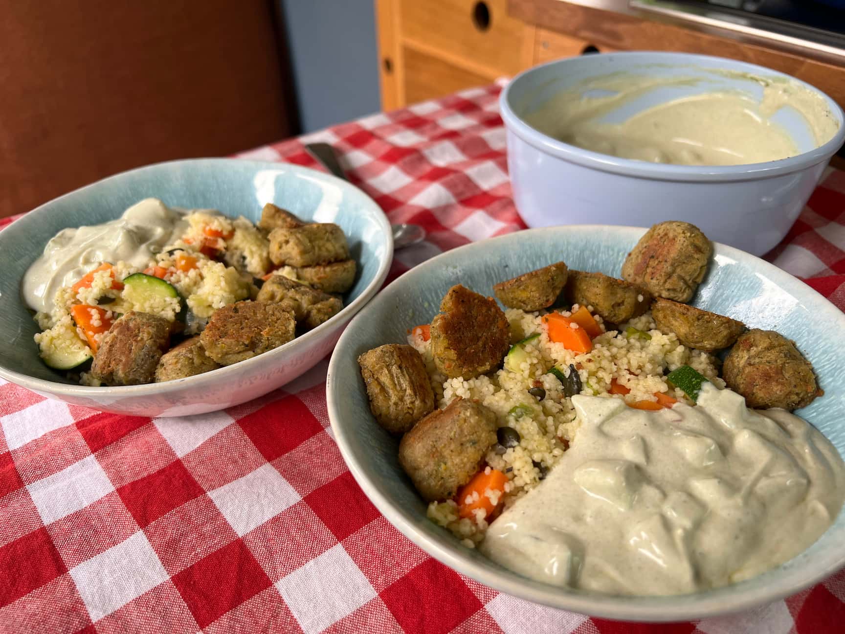 Falafel mit Couscous